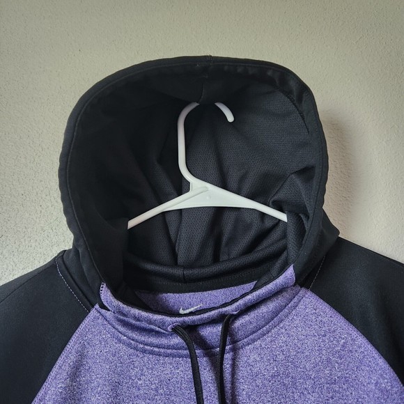 Nike‎ Therma Fit Purple Pull Over Hoodie Youth Size Large - Picture 4 of 6